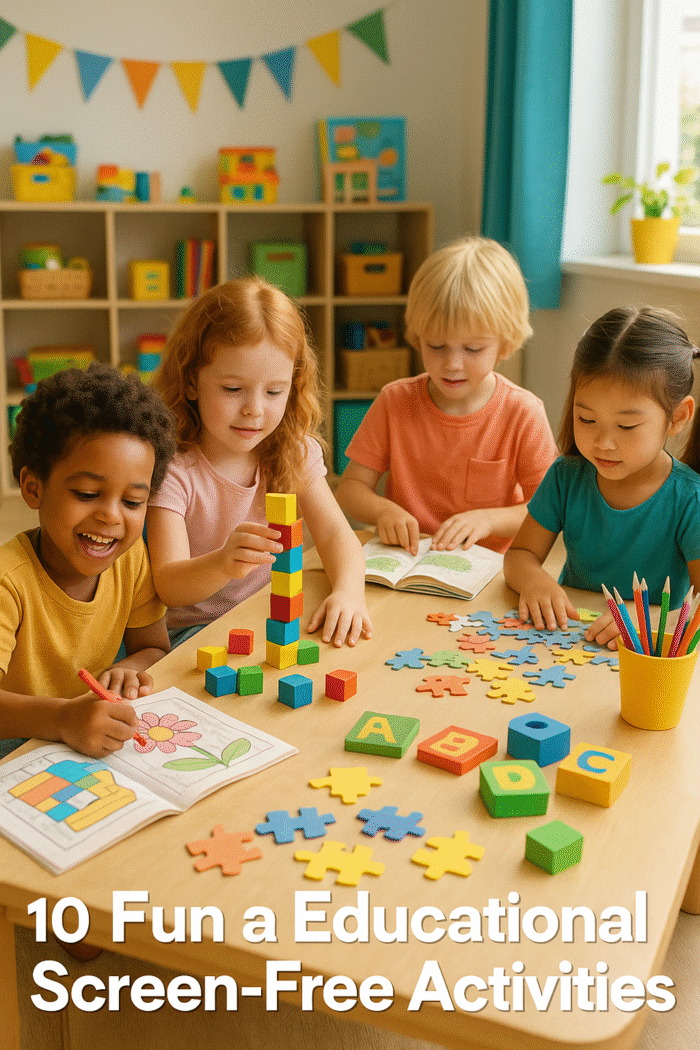 10 Fun and Educational Screen-Free Activities for Kids